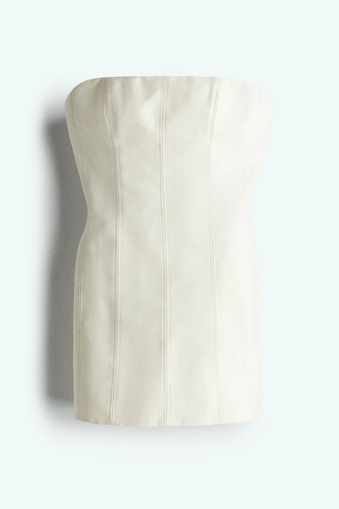 Exaggerated-Hip Mini Dress