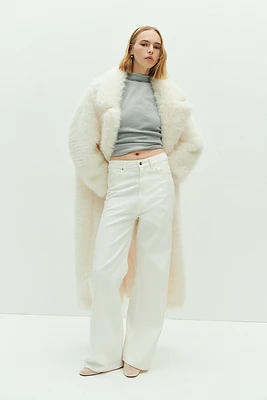 Glittery Mock Turtleneck Sleeveless Top