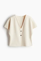 Batwing-Sleeved Cardigan