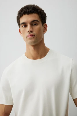 Slim-Fit Fine-Knit T-Shirt