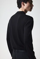 Regular Fit Fine-Knit Polo Shirt