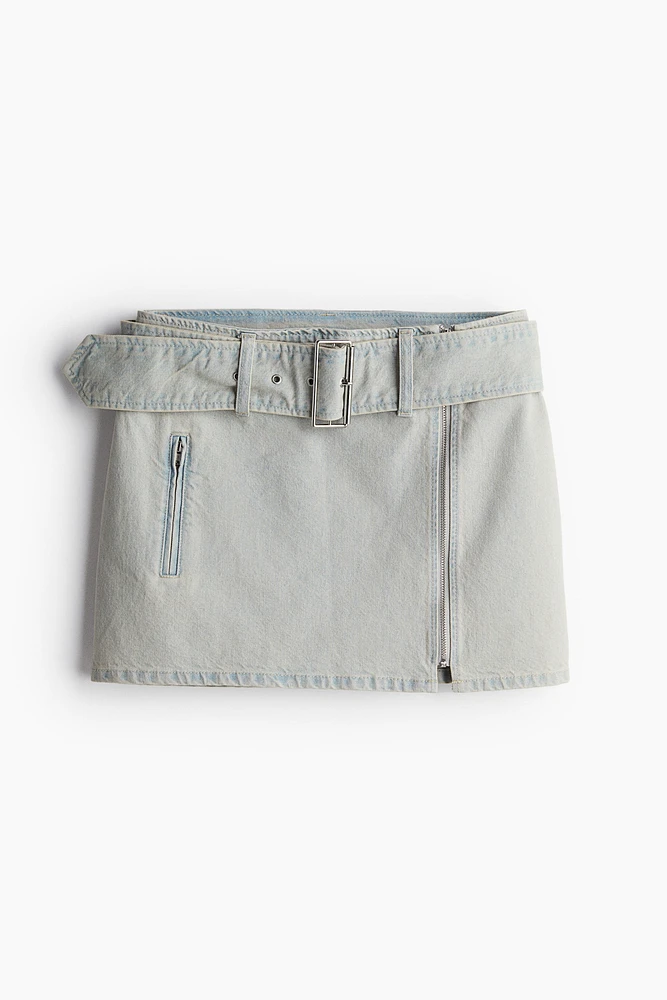 Denim Mini Skirt
