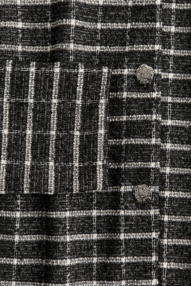 Glittery Textured Jersey Cardigan