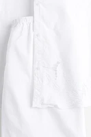 Pajamas with Eyelet Embroidery