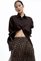 Pleated Mesh Skirt
