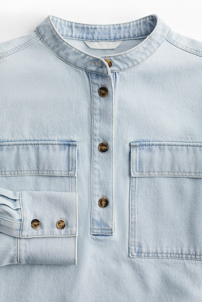 Loose-Fit Denim Shirt