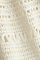 Crochet-Look Mini Skirt