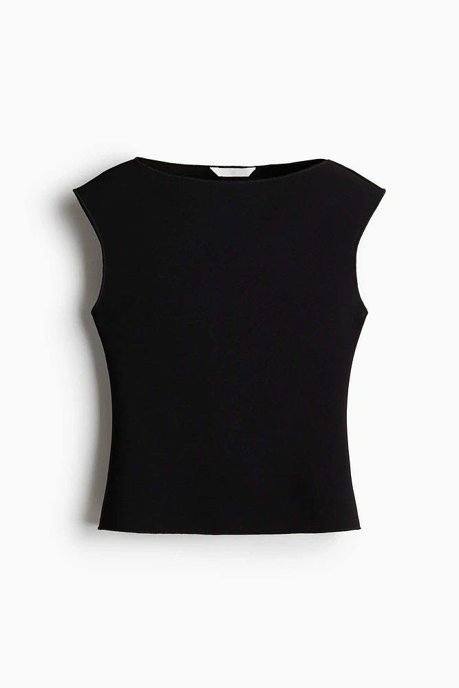 Boat-Neck Top