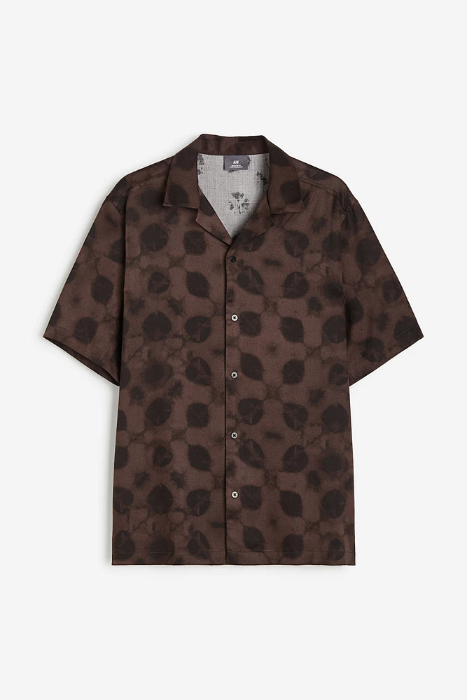 Regular Fit Lyocell Resort Shirt