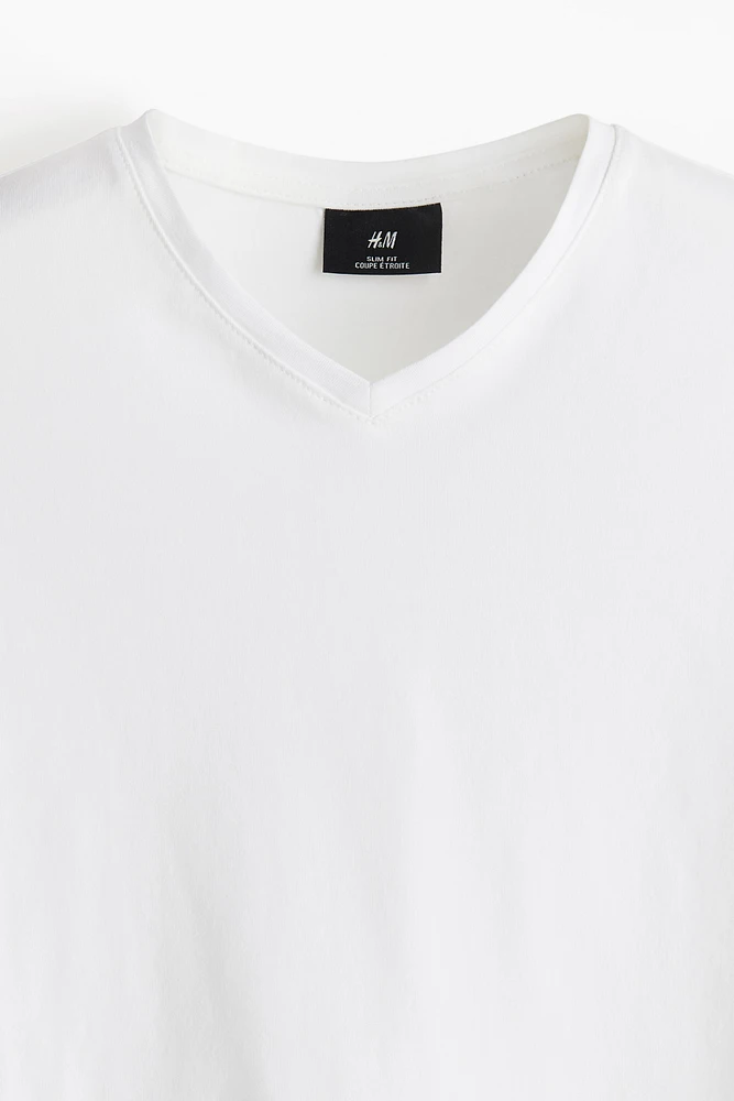 Slim Fit V-neck T-shirt