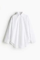 Stitching-Detail Cotton Shirt