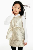 Shimmery Peplum Top
