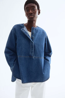 Pullover Twill Blouse