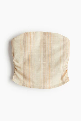 Gathered Corset-style Top