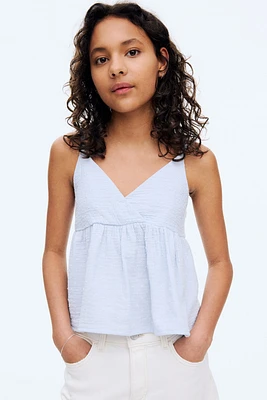 V-Neck Strappy Top