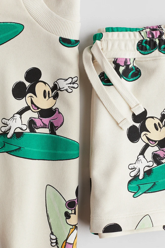2-piece Printed Sweatshirt Set