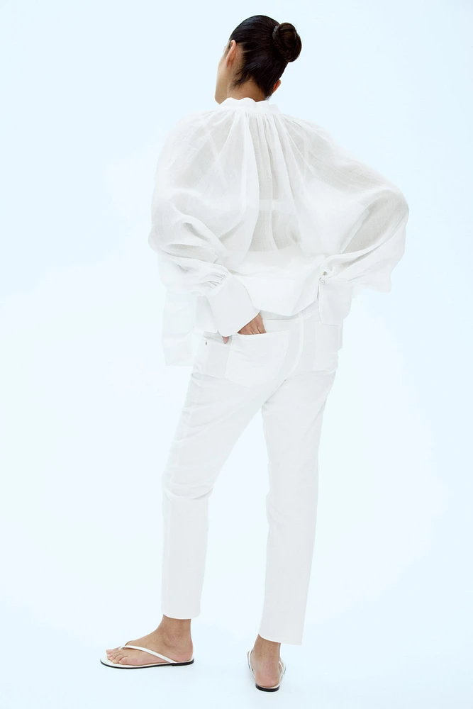MAMA Slim Ankle Jeans
