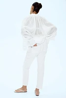 MAMA Slim Ankle Jeans