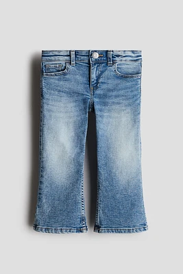 Cropped Flared Leg Jeans