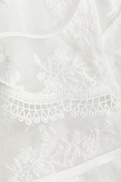 Flounced Lace Blouse
