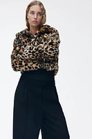 Cropped Fluffy Jacket