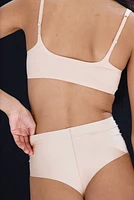 Padded Soft-Cup Microfiber Bra