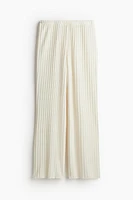 Rib-knit Pants