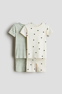 2-pack Printed Jersey Pajamas