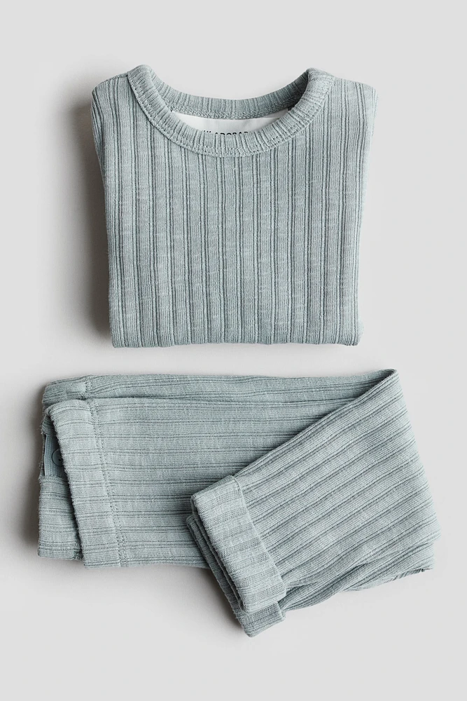 2-piece Ribbed Jersey Set