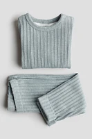 2-piece Ribbed Jersey Set