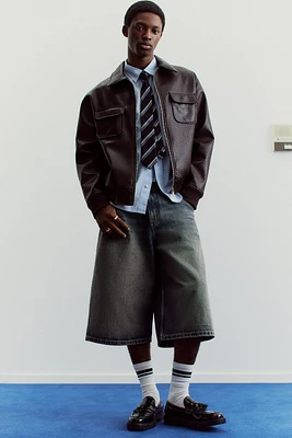 Short Super ample en denim