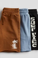 3-pack Sweatshorts