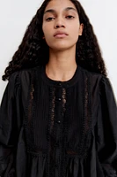 Blouse with Pintucks