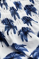 Smocked-waist Dress