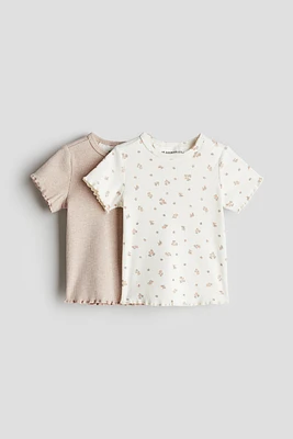 2-pack Ribbed Cotton Tops