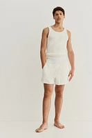 Débardeur et short de pyjama en coton