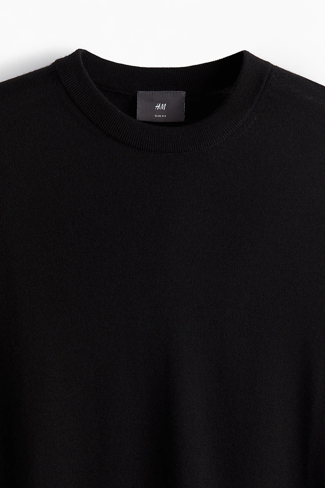 Slim Fit Wool Sweater