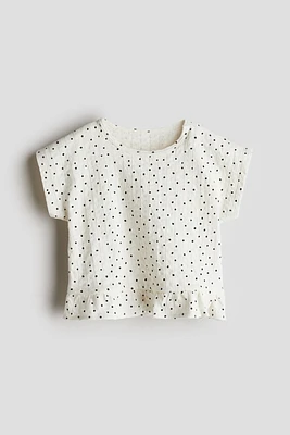 Ruffle-Trimmed Top