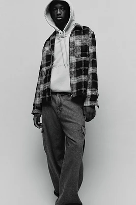 Regular Fit Overshirt with Zipper