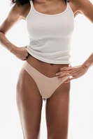 3-Pack Invisible Cotton Brazilian Briefs