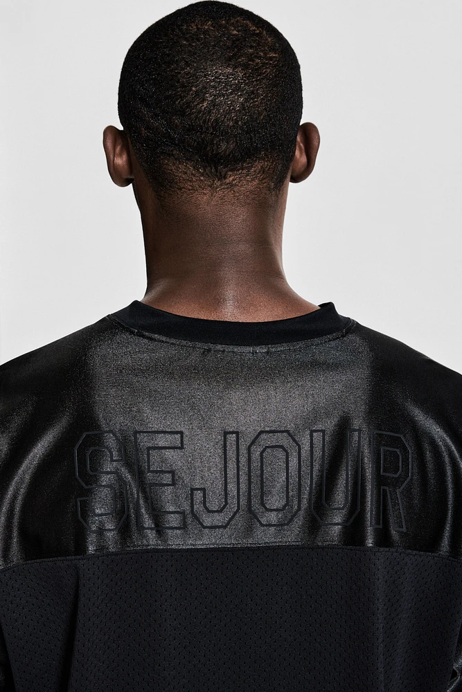 Loose-Fit Printed Sports Shirt with DryMove™
