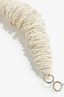 Glass-bead Statement Bracelet