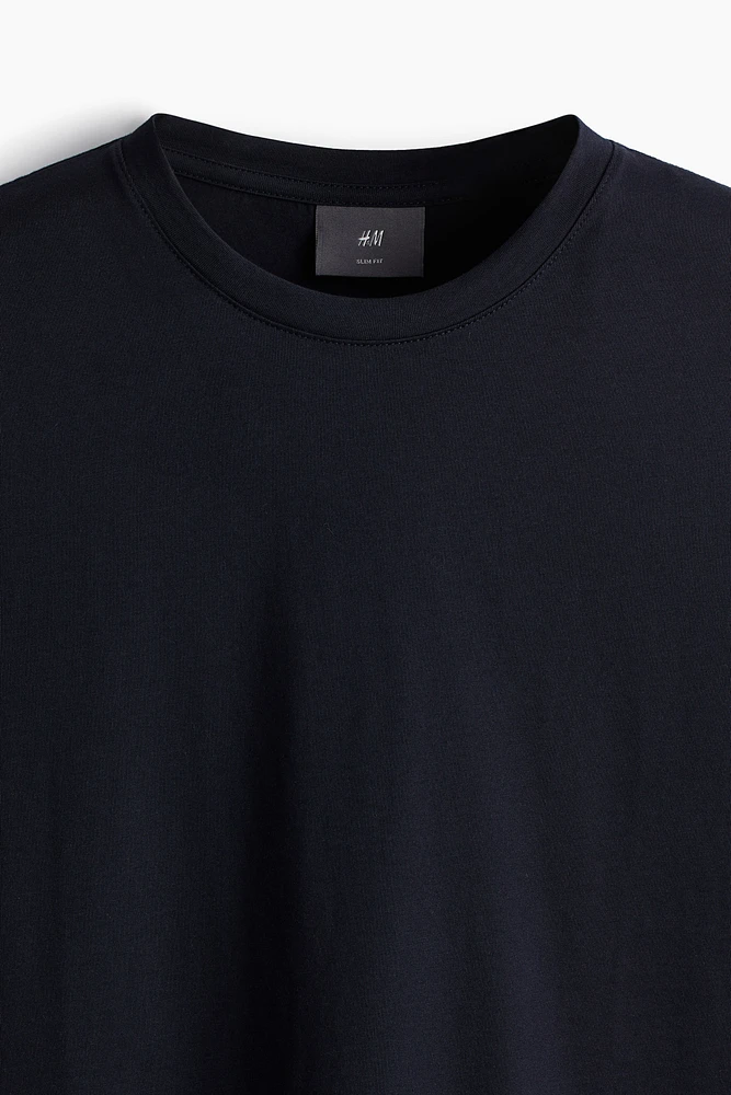 T-shirt Coupe amincie en coton pima