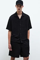 Relaxed Fit Terry Shorts