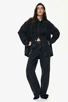 Feather Soft Oversized Denim Shirt