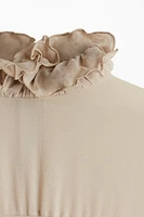 Blouse grande taille à volant