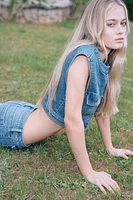 Denim Crop Top