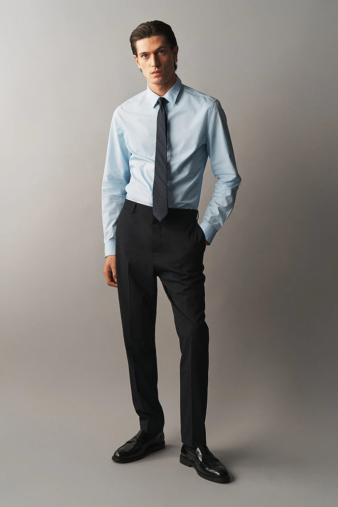 Slim Fit Pima Cotton Shirt