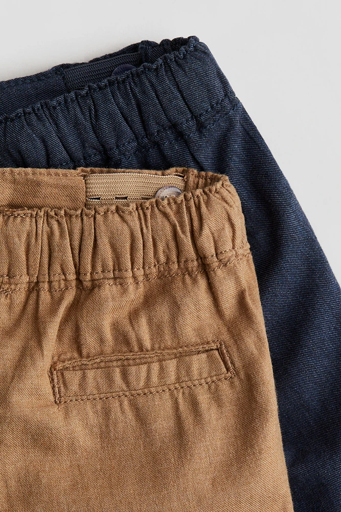 2-pack Fully Lined Cotton Pants