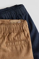 2-pack Fully Lined Cotton Pants